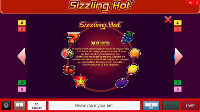 Sizzling Hot 18